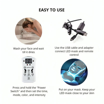 PhotonLift | Wireless LED Therapy Mask – Minimize Acne, Fine Lines & Dark Spots