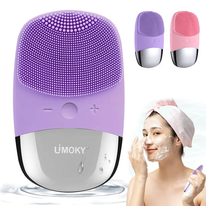 Electric Silicone Facial Cleansing Brush
