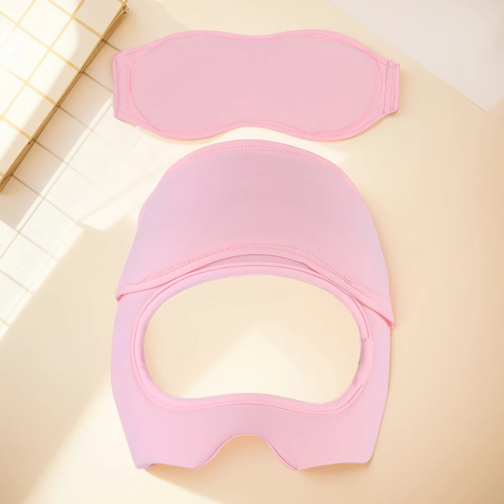 Migraine Relief Hat Headache Ice Cap Full Head Cold Compress Hat with Removable Eye Mask Head Heat Treatments Hat for Men Women