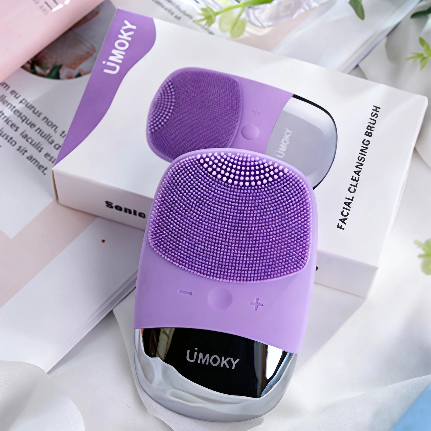 Electric Silicone Facial Cleansing Brush