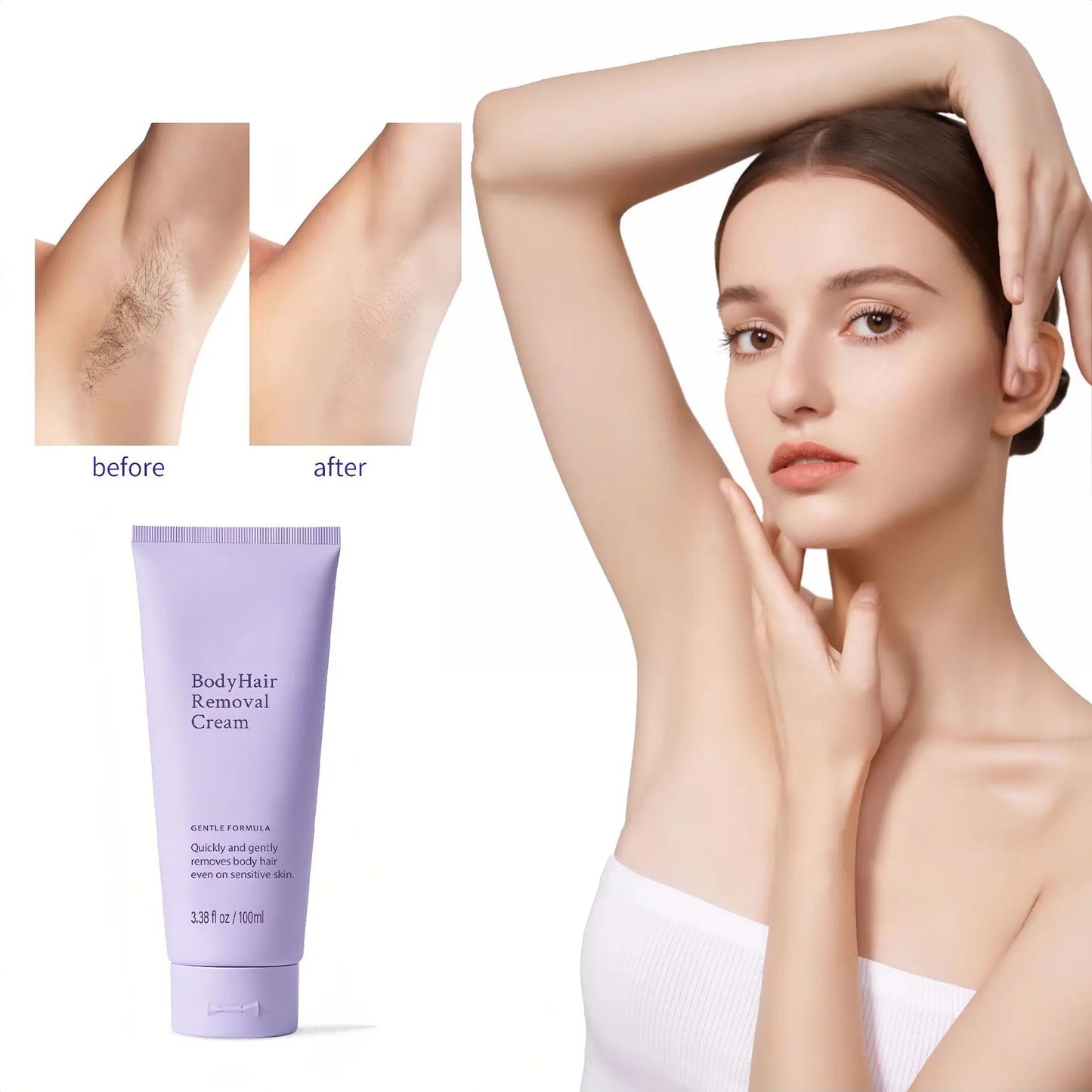 Gentle Underarm Hair Removal Cream