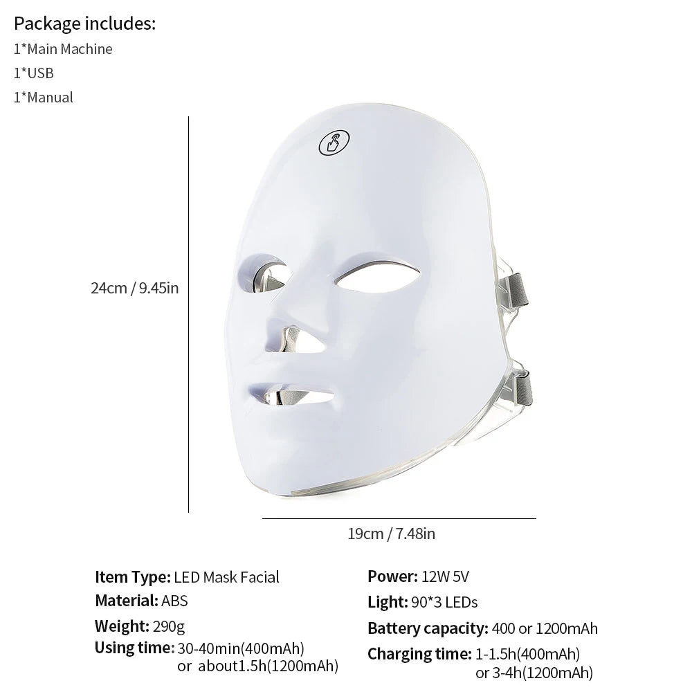 PhotonLift | Wireless LED Therapy Mask – Minimize Acne, Fine Lines & Dark Spots