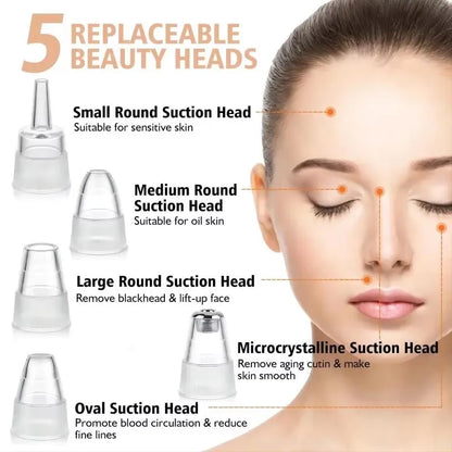 PoreVac | Electric Blackhead Remover – Extract Blackheads, Clean Pores & Reduce Acne