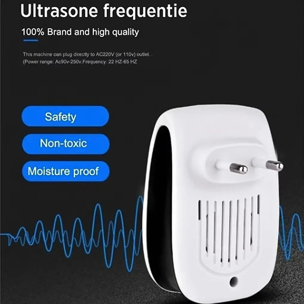 Safe Ultrasonic Pest Repellents Mouse Cockroach Mosquito Insect Repeller Effective Essential for Home Summer Pest Exterminato