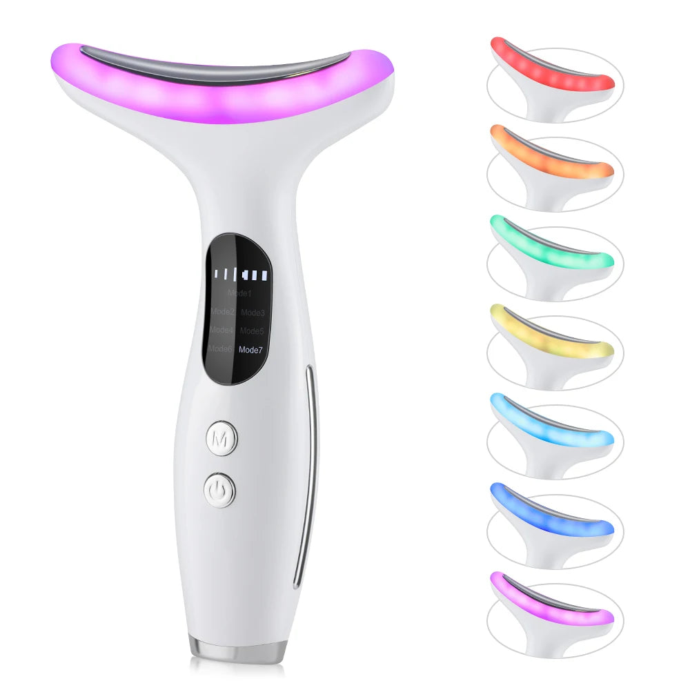 Microcurrent Neck Beauty Device  3 Massage Modes Face Lifting Firming Massage Neck Beauty Instrument Tighten Skin Care Tool