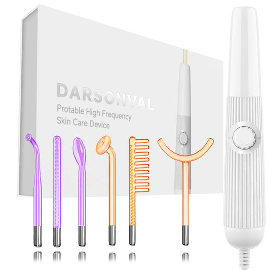 DermaLux | High Frequency Wand – Reduce Acne, Wrinkles & Dark Spots