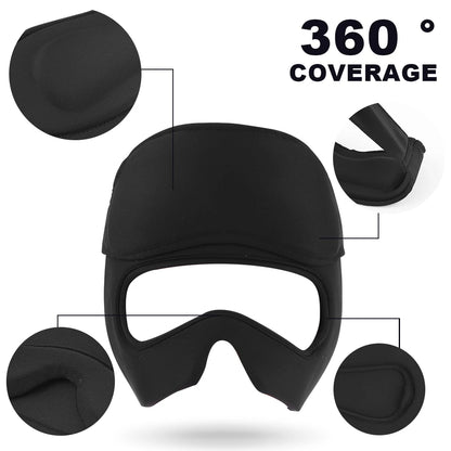Migraine Relief Hat Headache Ice Cap Full Head Cold Compress Hat with Removable Eye Mask Head Heat Treatments Hat for Men Women